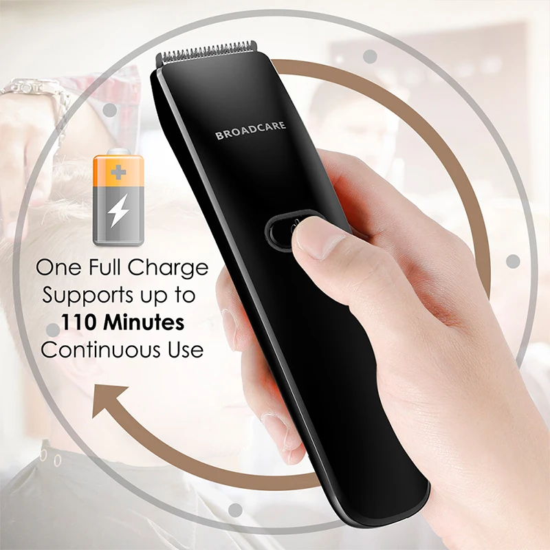  Professional Hair Trimmer USB Rechargeable Beard Hair Clipper Men's Cordless Haircut Electric Hair 