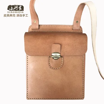 

Handbags Leather Men's and Women's Handbags Retro Shoulder Cross-Body Bag