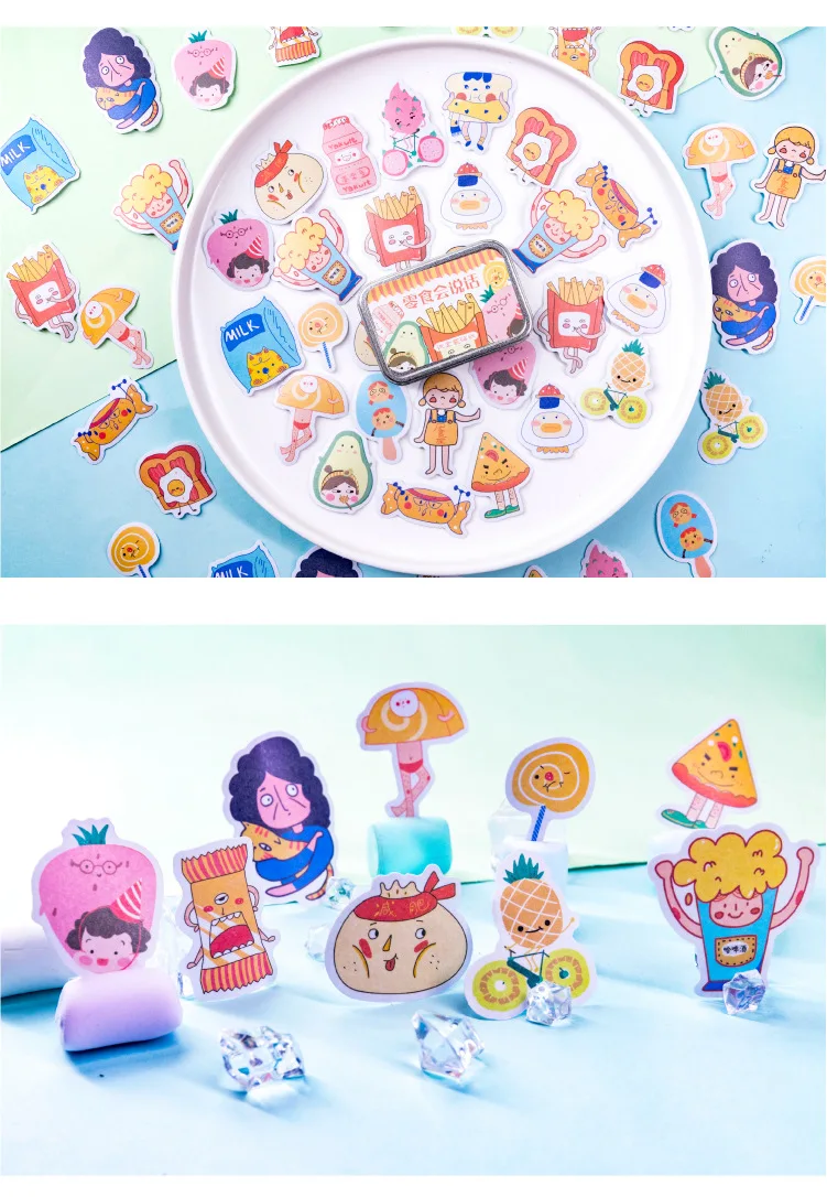 Lote Kawaii Papelaria Adesivos Cheats Série Móvel Decorativo Scrapbooking Faça Você Mesmo Craft Adesivo 20 Set - 5 20 set lote Kawaii Papelaria Adesivos Cheats