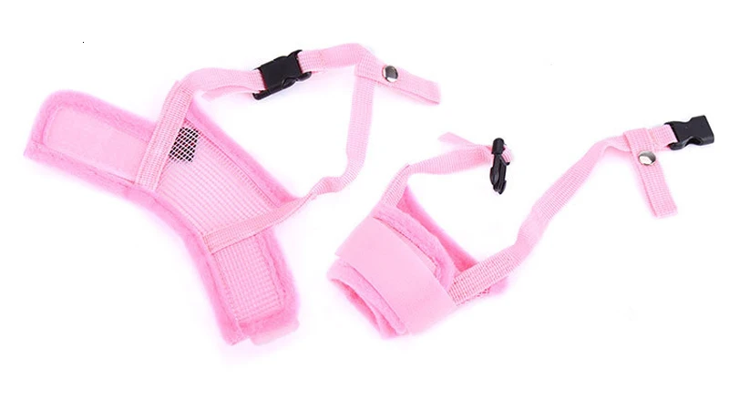 Pawstrip S-XXL, намордник для собак, крышка для рта, регулируемая, против укуса, нейлоновая сетка, намордник для собак, маска для маленьких щенков