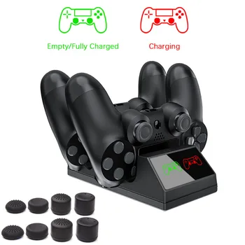 

PS4 Controller Charger Station 2 Micro USB Charging Dongles PS4 Gamepad Dual Charging Dock for Sony Playstation 4 PS4 Pro Slim
