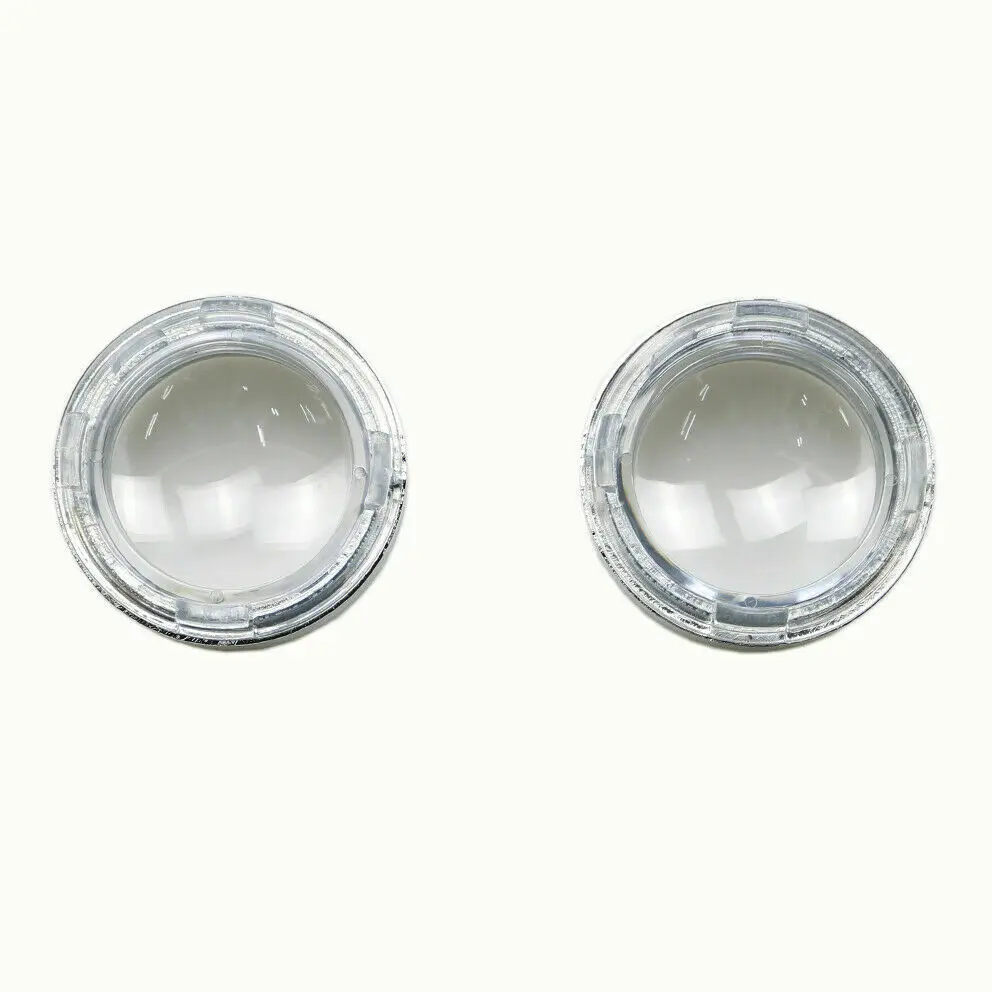 

2Pcs Clear Turn Signals Light Lens Cover For Harley Dyna Softail FXDL FLHX V-Rod