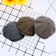 Унисекс осень-зима европейские и американские береты новая английская классическая женская шляпа в стиле ретро художественная Мода
