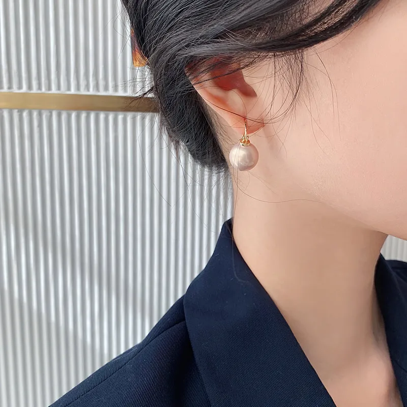 Boucles D'oreilles Pendantes Perles D'eau Douce - Dorées, Multicolores, Neuves Sans Emballage