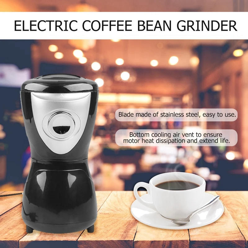 Electric Coffee Grinder 400W Coffee Bean Grinder Eco-Friendly Spices Seeds Grinder Mini Kitchen Coffee Grinding Machine(EU Plug)