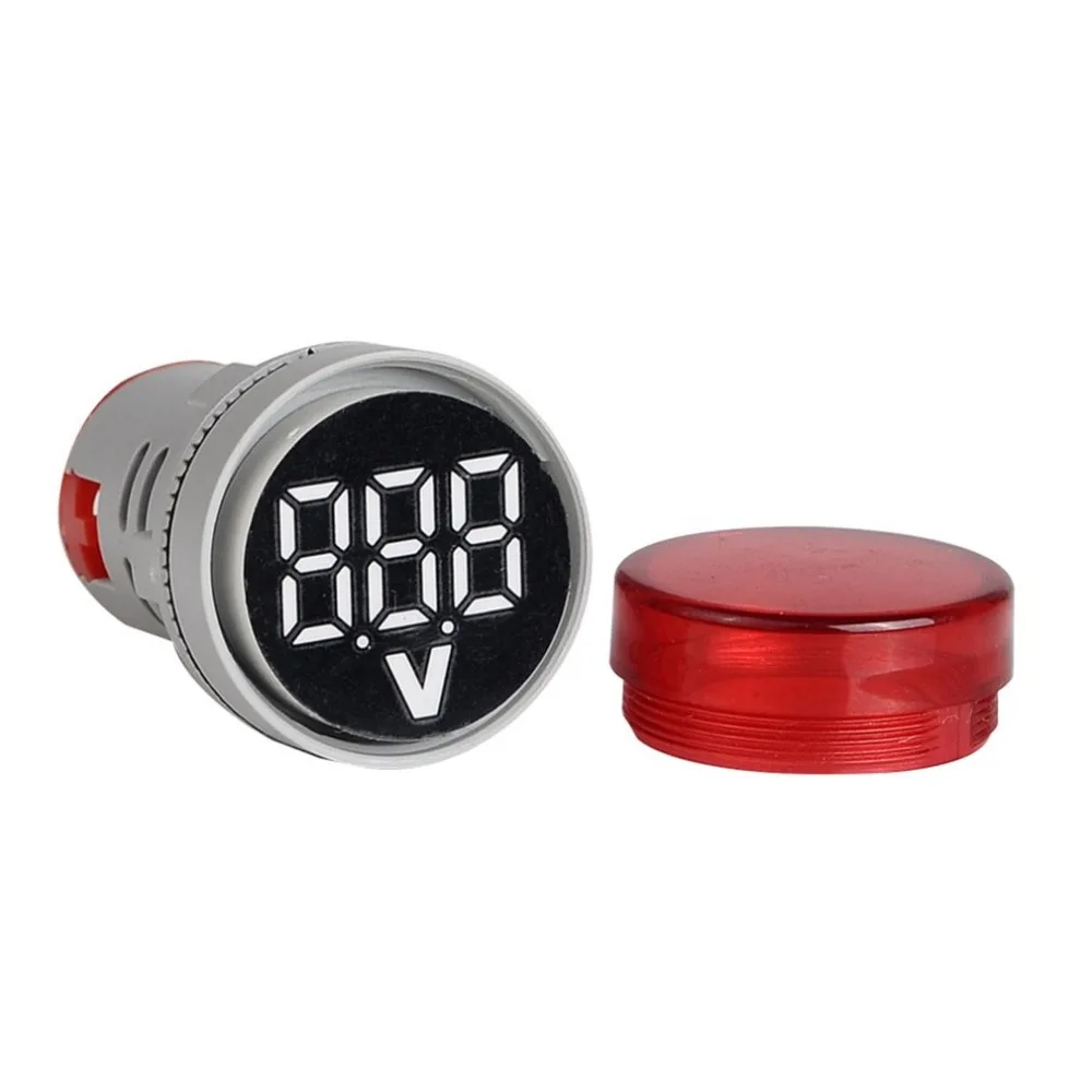 SINOTIMER 60-500V AC Digital LED Display Volt Indicator Signal Light Lamp Mini Voltmeter Tester Voltage Detector Gauge