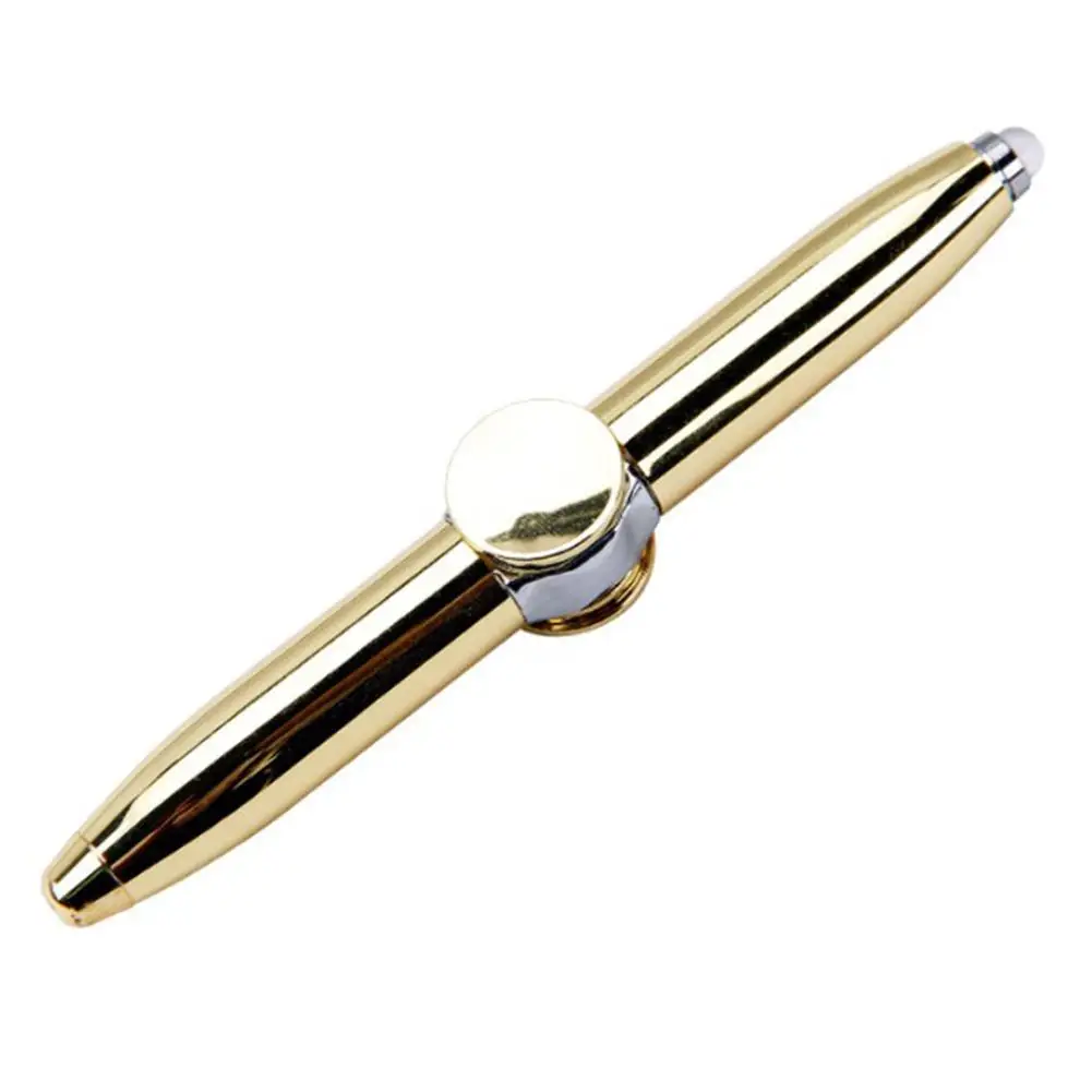 Ручной спиннинг ручка со светодиодный светильник Spinner Игрушки Подарочная шариковая ручка спиннинг развлекательная ручка декомпрессионные игрушки