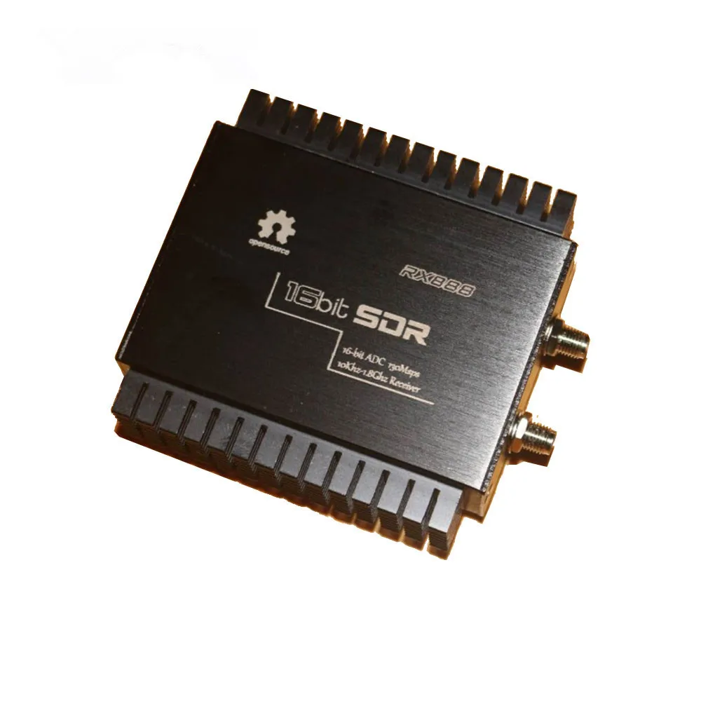 RX888 ADC SDR récepteur Radio 1KHz-1.8GHz 16bit échantillonnage Direct 32Mhz HF UHF VHF USB 3.0 HDSDR C connecté à un ordinateur