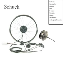 Schuck 36V250W electric bicycle Power bike waterproof modification kit with LED900S Display front hub motor ebike wheel