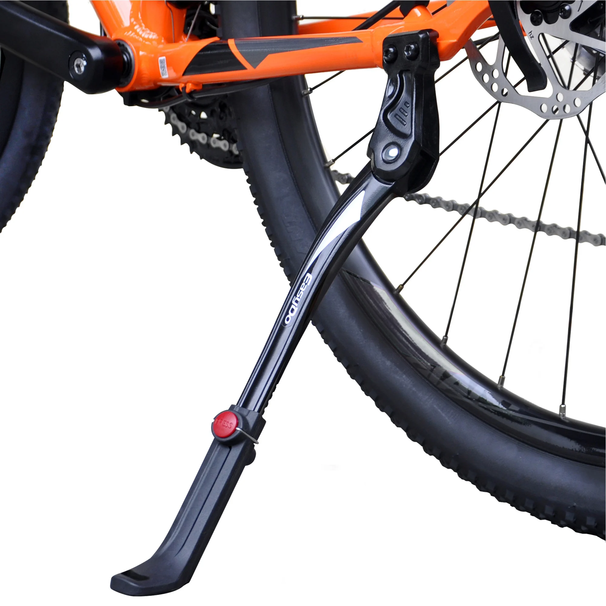 Adjustable Length Aluminum Bike Bicycle Kickstand 20"24"26" 700c 29er Black for sale online 