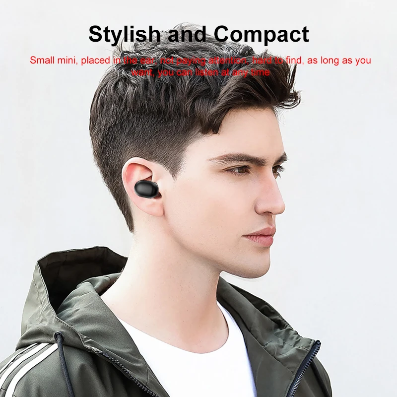 Bluetooth 5 0 Earphones Earpieces TWS Wireless Headphones With Microphone Earphone Earbuds Handsfree Music Sports Gaming Headset