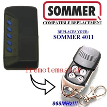Гаражная дверь Sommer 868 МГц RF пульт Управление для дошкольного, 4020/4025/4026 868 МГц