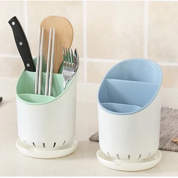 

Cutlery Storage Holder Plastic Drainer Drain Containers Drying Rack Drainer Organizer Cutlery Storage Kitchen Tool