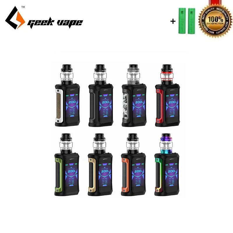 Оригинальный комплект Geekvape Aegis X 200 Вт Бокс мод с 5 мл Cerberus Vape танк электронная