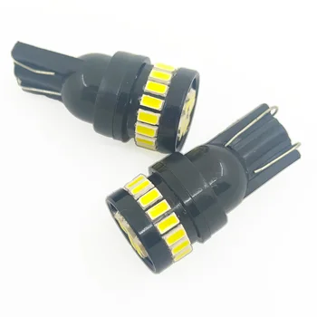 

2PCS 194 Led Bulb, Super Bright White 168 2825 W5W T10 Wedge 24-Smd 3014 Chipsets Replacement Led Bulbs for Car Dome Map Li