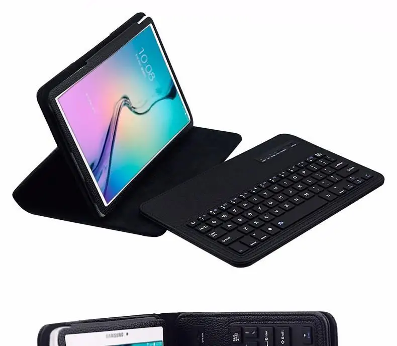 Чехол для samsung GALAXY Tab E 9,6 T560 T561 Съемный беспроводной Bluetooth клавиатура портфель чехол-книжка+ подарок
