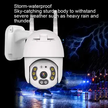 

1080P Outdoor PTZ IP Camera Waterproof Home Security Wifi Camera 4X Digital Zoom Speed Dome Camera Camcorders New