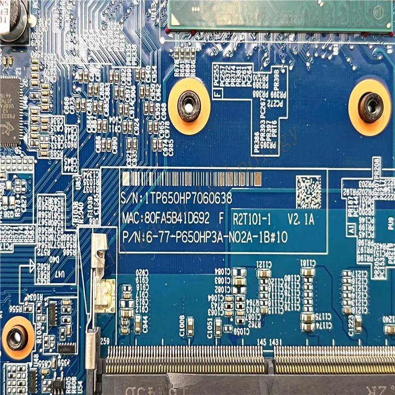 Laptop Motherboard 6-71-P65P0-D02A FOR clevo P650 Z7 Z7-SP5D1 6-77-P650HP3A-N02A i7-7700HQ SR32Q N17E-G1-A1