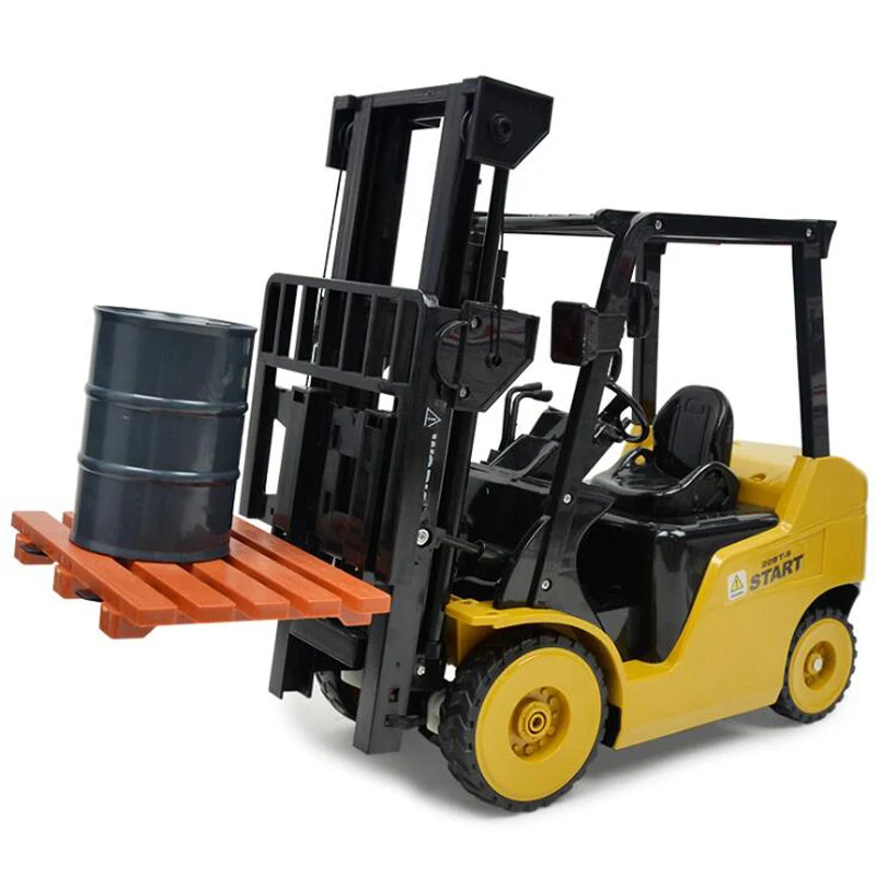 11-Way Remote Control Forklift 1:8 Simulation Forklift Rechargeable Light Music Crane Engineering Crane Truck Children's Toys 5