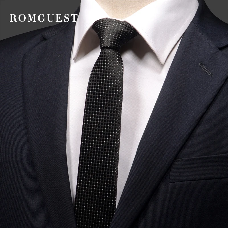 f12 Новое поступление модный 6 см Тонкий Повседневный галстук для мужчин формальный бизнес Свадебный галстук полосатый однотонный галстук на шею с подарочной коробкой - Цвет: f12