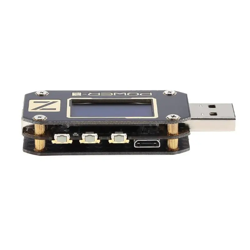 ChargerLAB мощность-Z USB тестер PD цифровой Напряжение и ток пульсация двойной тип-c KM001 метр банк питания детектор напряжения