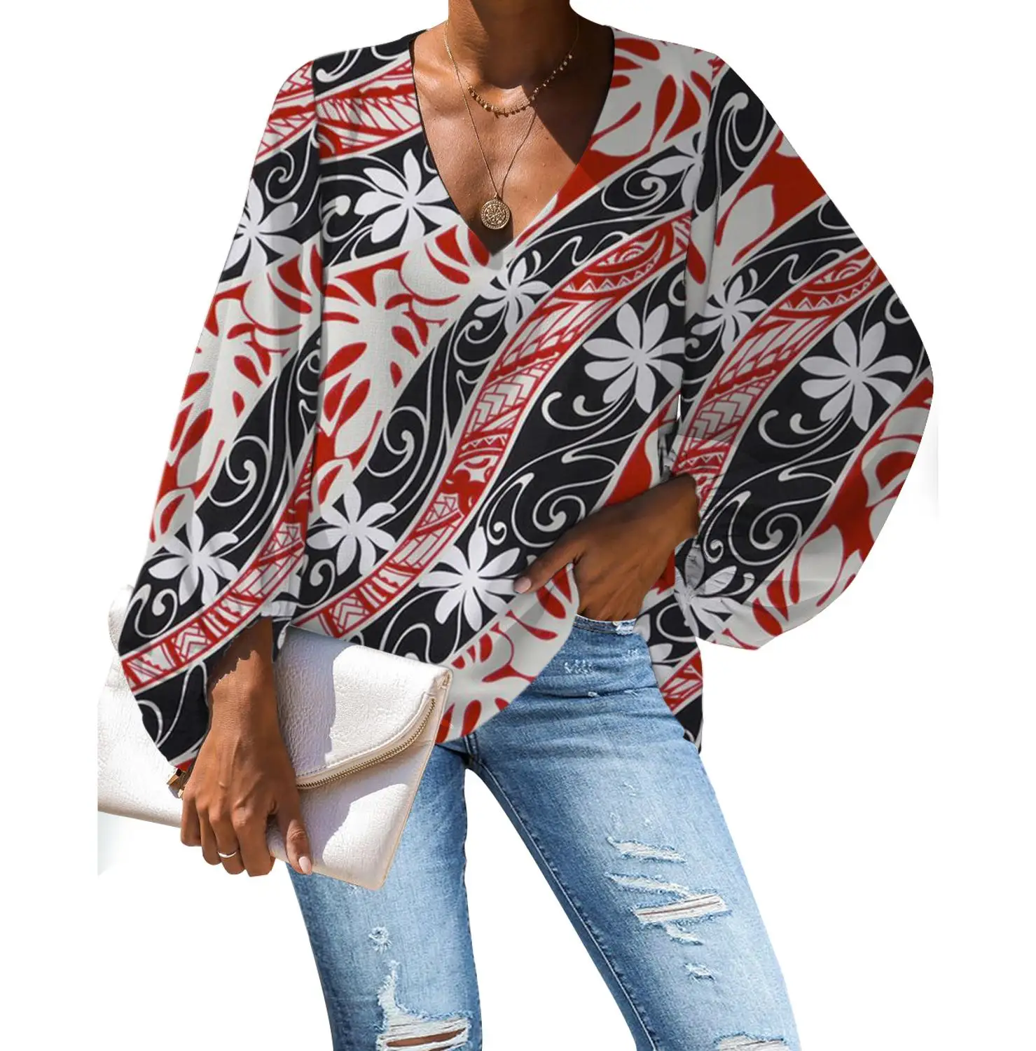 2020 Women Clothes Polynesian Traditional Tribal