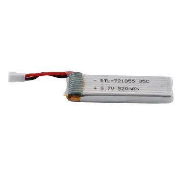

3.7V 520mAh 35c Rechargeable Battery Drone Lipo Battery RC Lithium Battery for WLtoys V977/V966/V930/XK-K110 for WALKERA cp