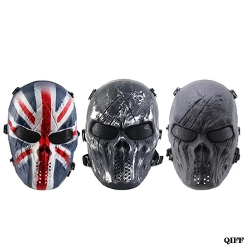 

Halloween Airsoft Paintball Unisex Full Face Skull Skeleton Protection CS Mask