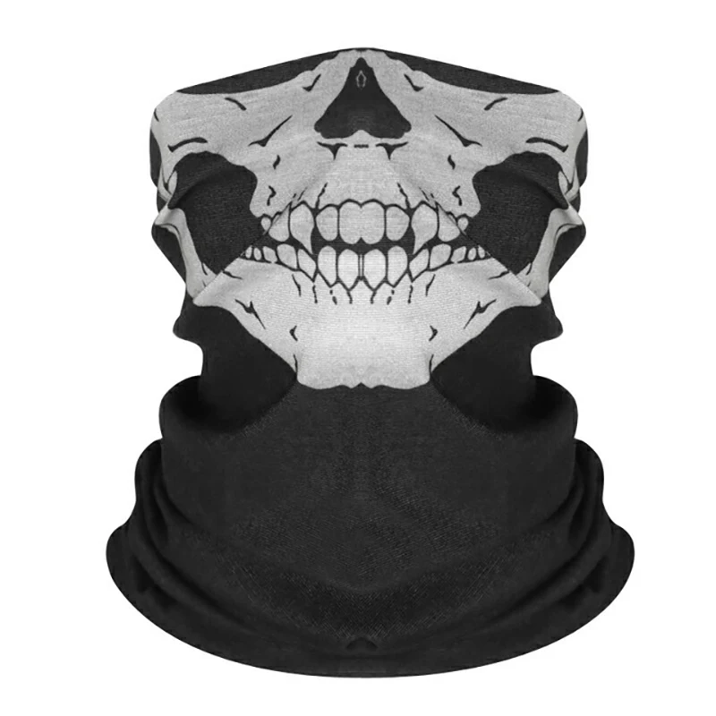 Маска для лица на Хэллоуин, мотоциклетная маска с черепом, Балаклавский призрак, ветрозащитная тактическая маска, маска от солнца, Вечерние Маски для велосипеда