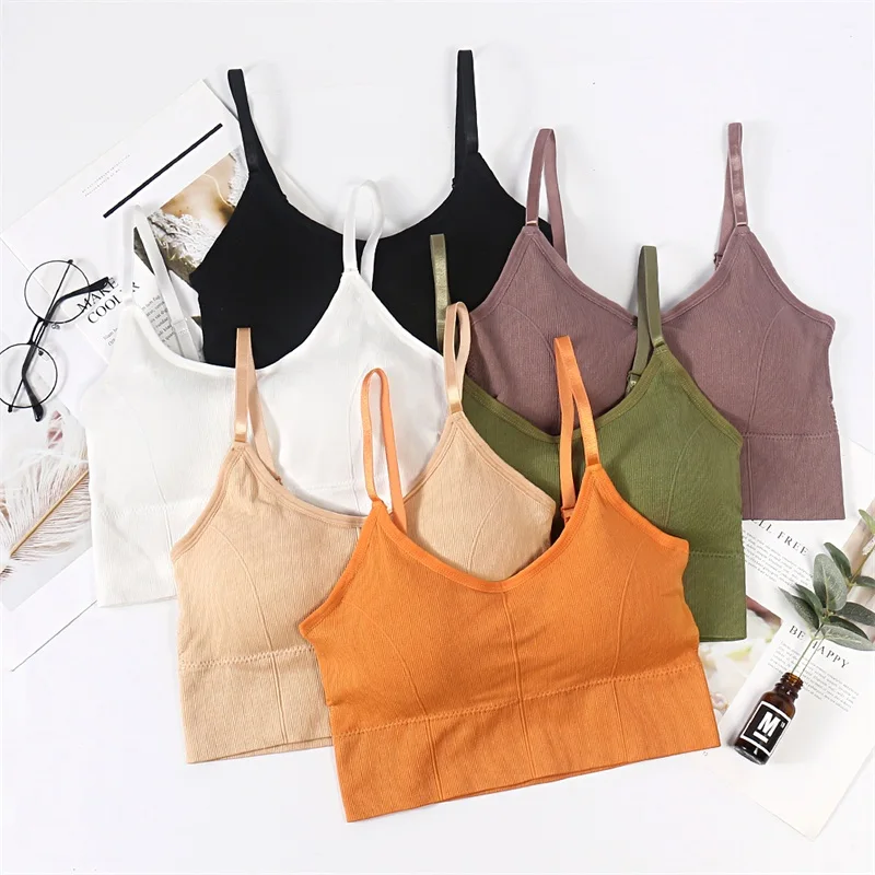 Sexy Women Bras Tops Tube Chest Wrap Bandeau Tops Women Wireless Bras for Women Lingerie bralette Push Up Underwear B0158