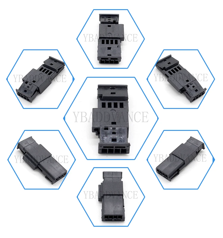 968813-1c 0-1452576-1 Tyco Auto Te/amp 4 Pin Male Female  