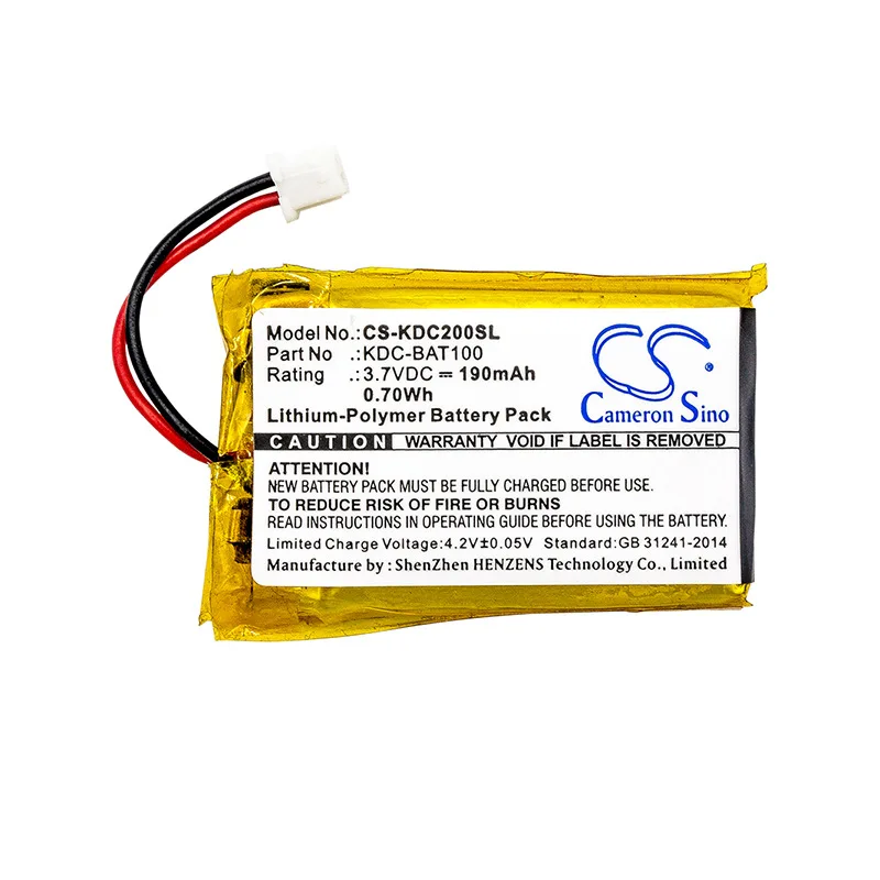 CameronSino для KOAMTAC KDC-100 KDC-200 02-980-8680 KDC-BAT100 батарея | Электроника