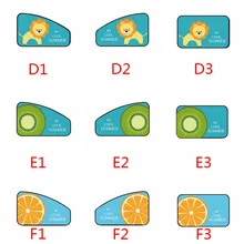 1 шт. Универсальный Автомобильный солнцезащитный козырек для занавесок на присоске с мультяшным рисунком боковое окно солнцезащитный козырек 2028