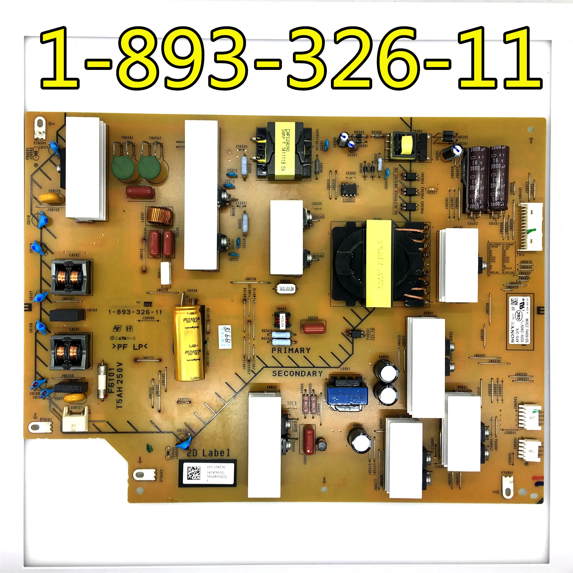 Оригинальный 100% тест для sony KDL-60W600B силовая плата 1-893-326-11 APS-374