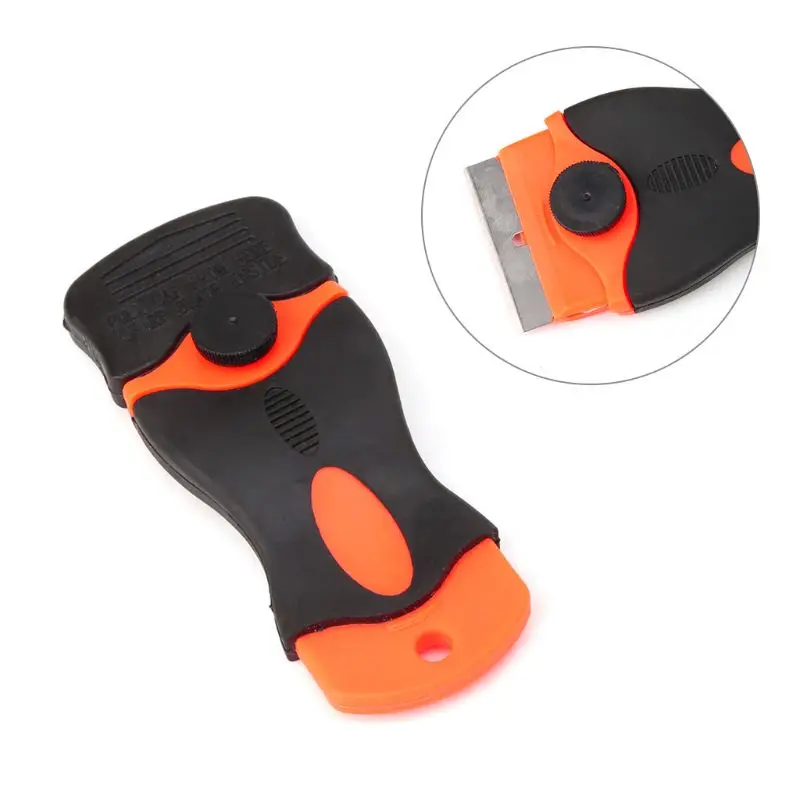 

Plastic Handle Razor Scraper Ceramic Glass Oven Window Tinting Tool 1.57" Blade