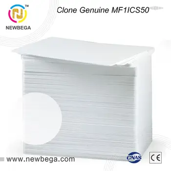 

1000PCS RFID 13.56MHz Clone MF1ICS50 IC FM1108 write card for access control NFC Tag Key free shipping