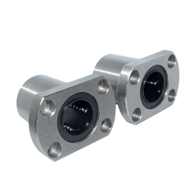 6pcs/lot free shipping LMH6UU LMH8UU LMH6LUU LMH8LUU flange linear bearing CNC Linear Bush for 3D printer part linear shaft