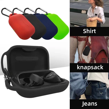 

For Introducing Echo Buds, Premium Soft Silicone Skin Cover with Patterns Shock-Absorbing Protective Case with Keychain