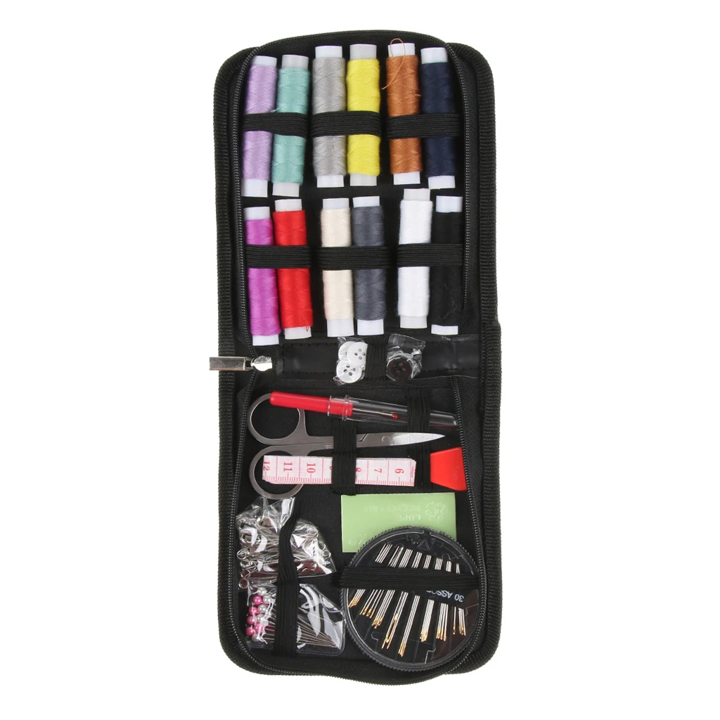 

Compact Sewing Kit With 74 Basic Sewing Accessories Colorful Dispenser Travel Family Home Applicable To Urgent Work
