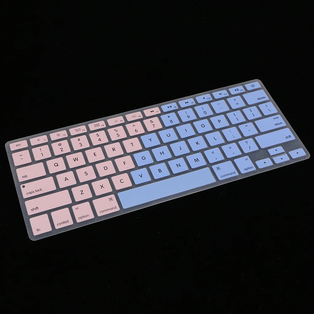 Dustproof Waterproof Silicone Keyboard Cover Skin Protector for Macbook Pro 13/15/17'' US Version 