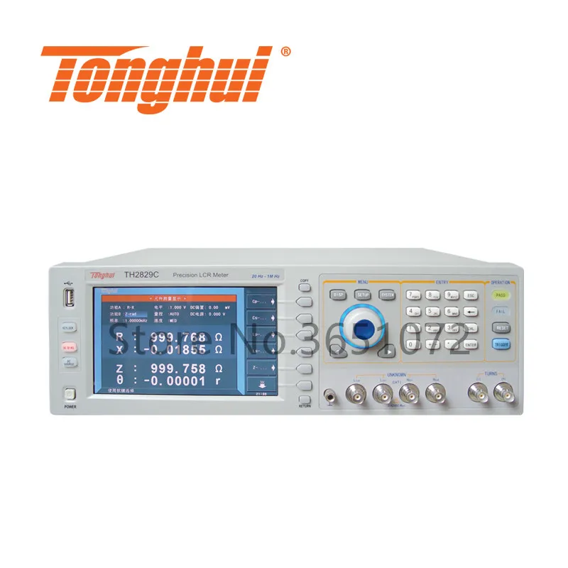 

TH2829C RLC Meter Accuracy 0.05% Digital LCR Meter 20Hz-1MHz Continuous Frequency