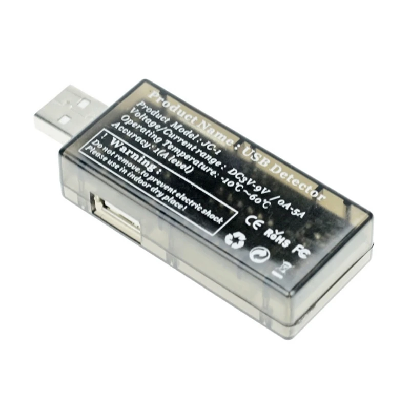 Usb Feszültség Áramkapacitásmérő Multiméter Usb 3-9V Voltmérő 0-5A Ammettel Lx0E