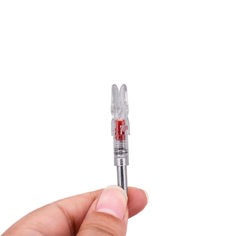 HiMISS 3pcs Automatically Lighted Bow String Activated LED Nock For ID 6.2 mm Archery Arrow Accessory | Спорт и развлечения