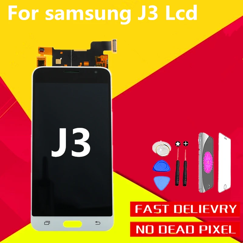 AAA +++ экран для Samsung J3 J300 2015/2016 J320 LCD запасные части сенсорный дигитайзер в сборе