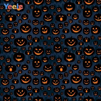 

Yeele Halloween Photocall Pumpkin Lantern Ghosts Photography Backdrops Personalized Photographic Backgrounds For Photo Studio