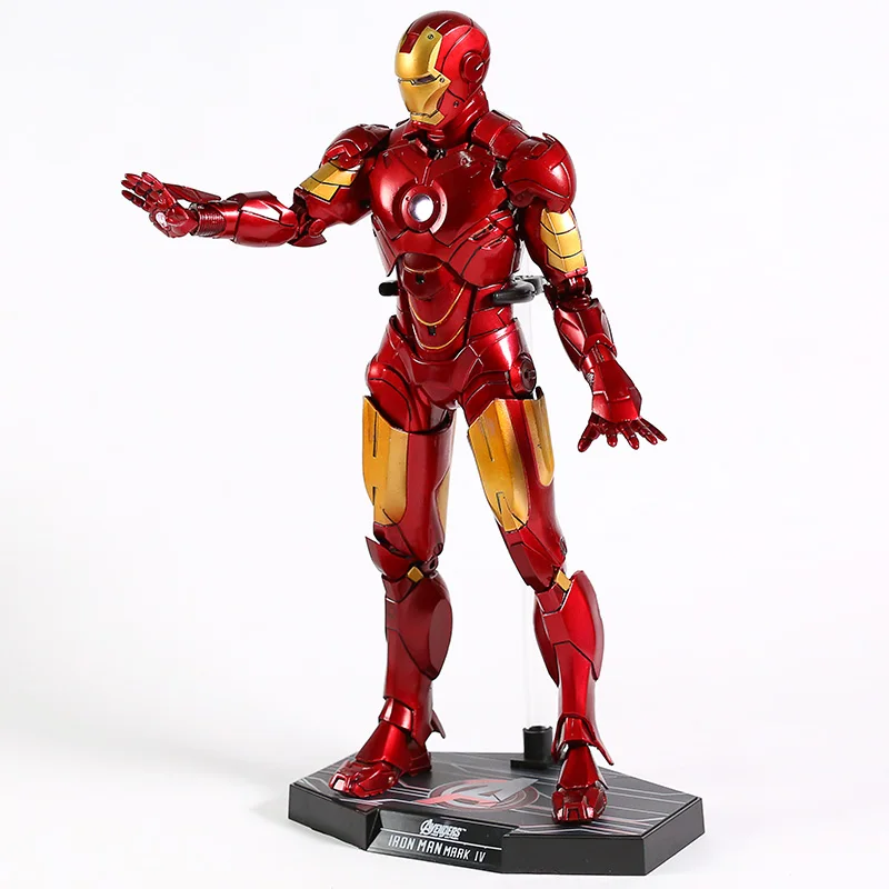 Marvel фигурка героя гражданская война Мстители Бесконечность война Марка IV MK 4 Коллекционная модель игрушки с светодиодный свет