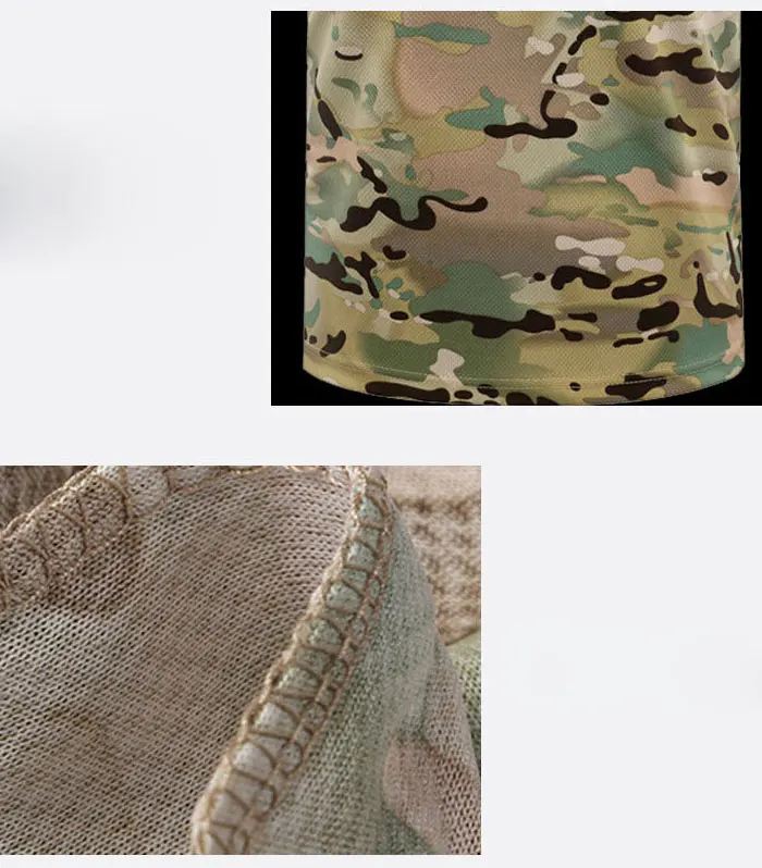 Военная камуфляжная тактическая футболка, мужская и женская уличная быстросохнущая Сетчатая футболка с коротким рукавом, тренировочная одежда 3XL