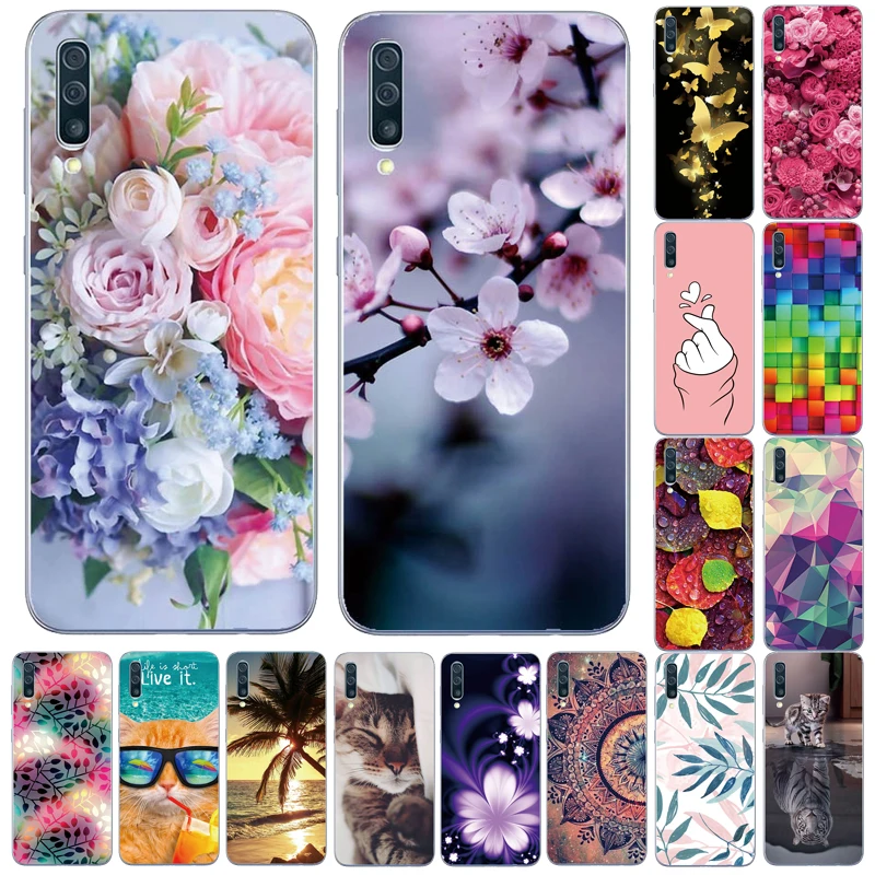 Funda de silicona suave para Samsung Galaxy A10, A70, A50, A30, A40, A20, A20, A10, A50S|Fundas antigolpes para teléfono| - AliExpress