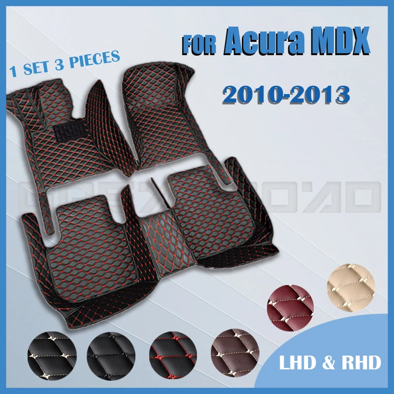 

Car floor mats for Acura MDX 2010 2011 2012 2013 Custom auto foot Pads automobile carpet cover