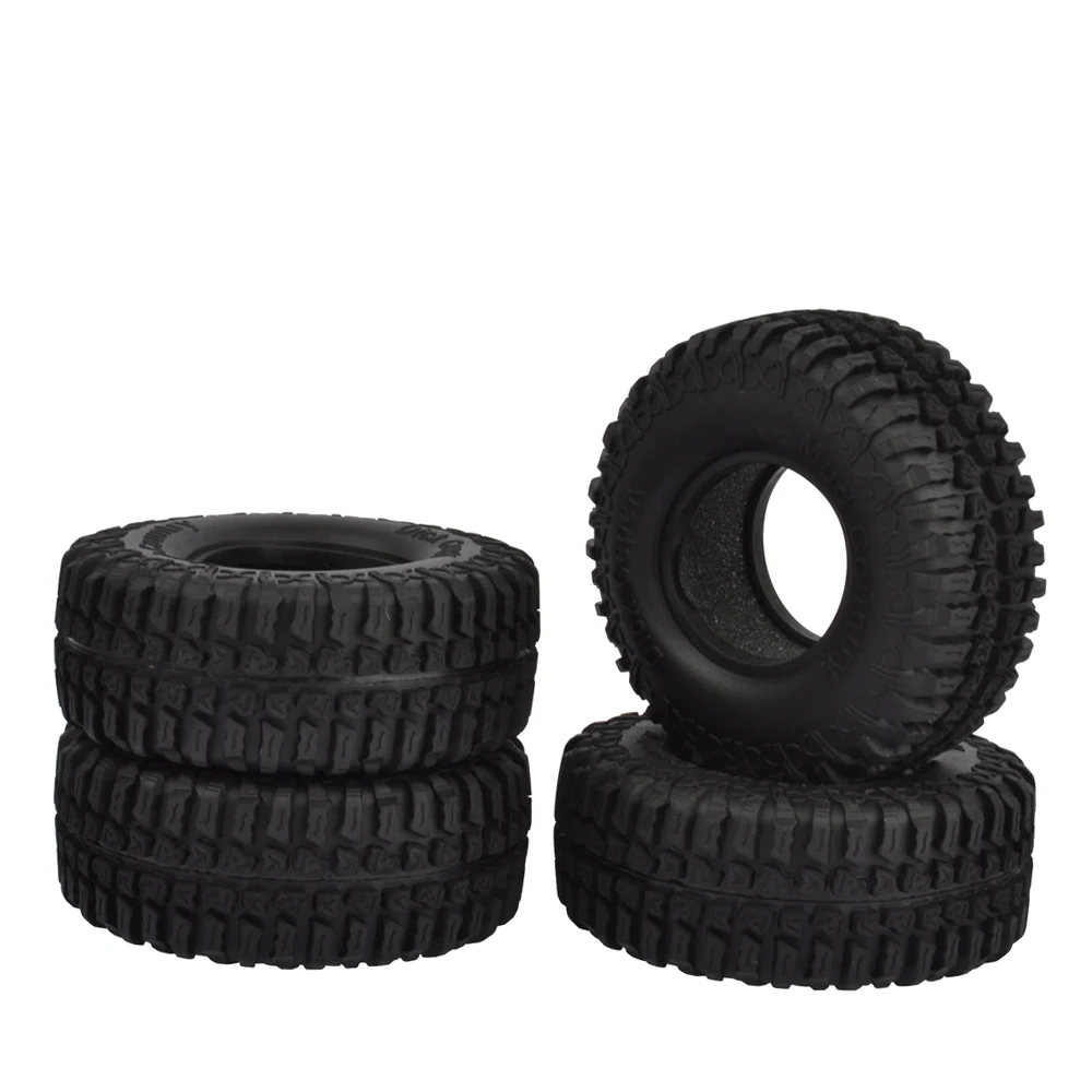Резиновые Колесные шины для Axial SCX10 100 Tamiya CC01 D90 D110 1:10 RC Rock Crawler 4 шт. 1 9 мм 90046 дюйма |